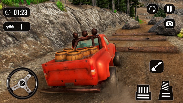 Pickup Truck Offroad Driving