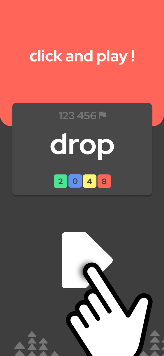 Drop 2048 block drop game