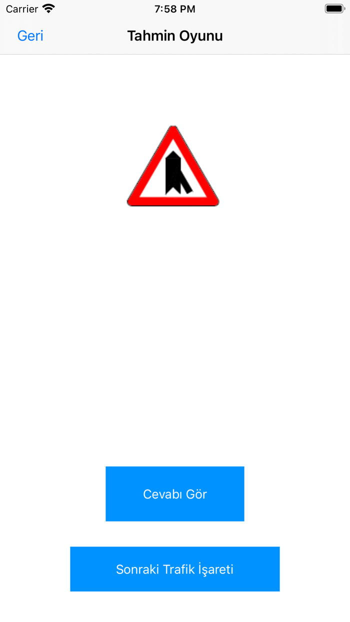 Ehliyet Sınavı Hazırlık