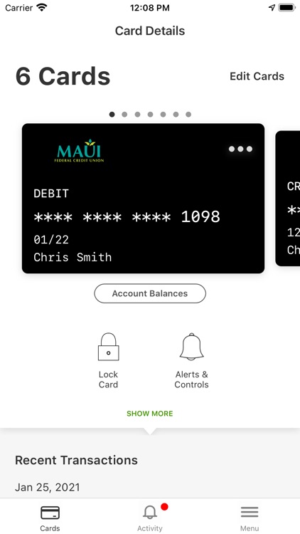 Maui FCU Card Shield