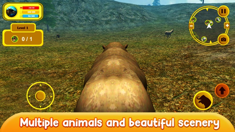 Rhinoceros Simulator 3D screenshot-3