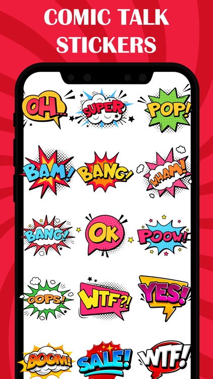 Comic Talk Stickers!