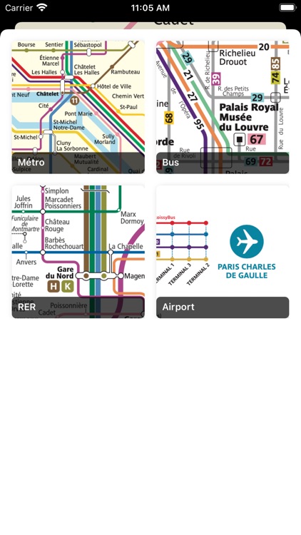 Paris Metro Map + Bus & RER