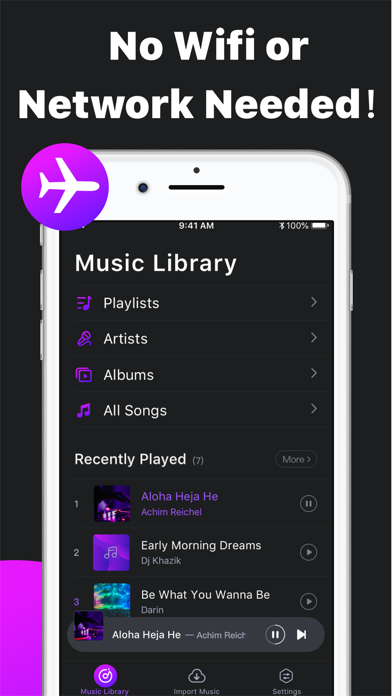 Offline Music Player - MP3 screenshot 2