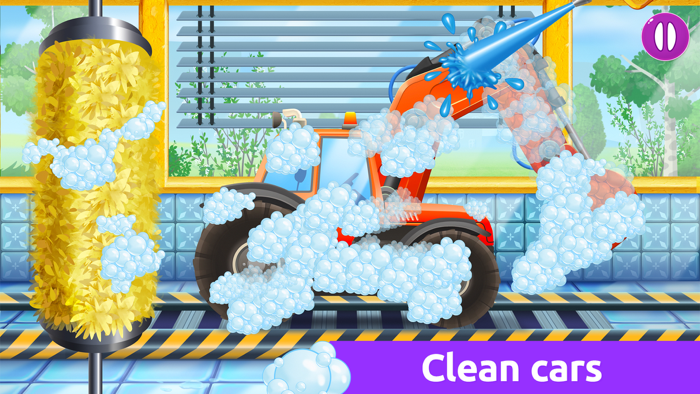 Kids Tractor Games 2 Car Wash