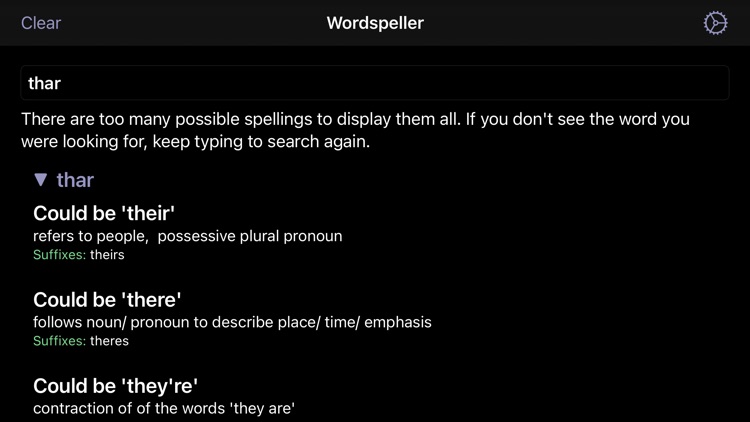 Wordspeller SpellEZ Dictionary screenshot-3