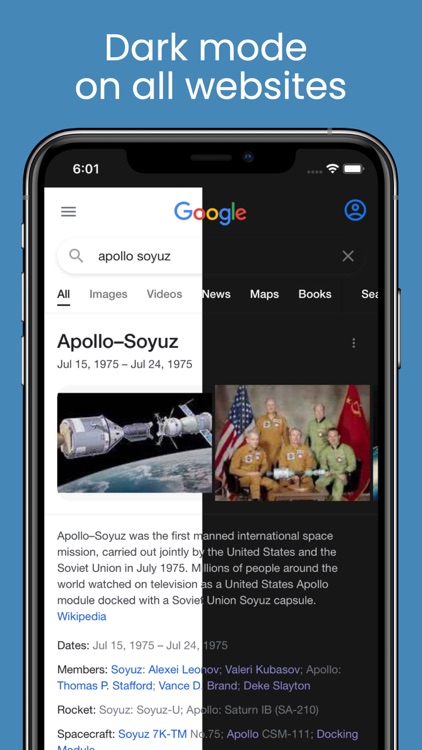 Nitefall: Dark mode for Safari