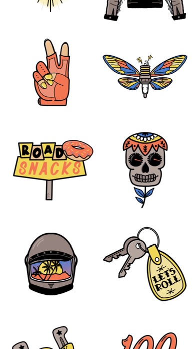 Screenshot #2 pour Motorcycle Mama Stickers