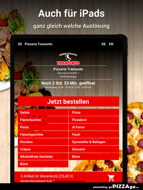 Pizzeria Tramonto Büdingen screenshot 7