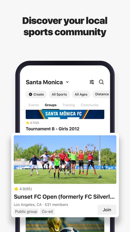 ENDALGO - Find Sports Near You