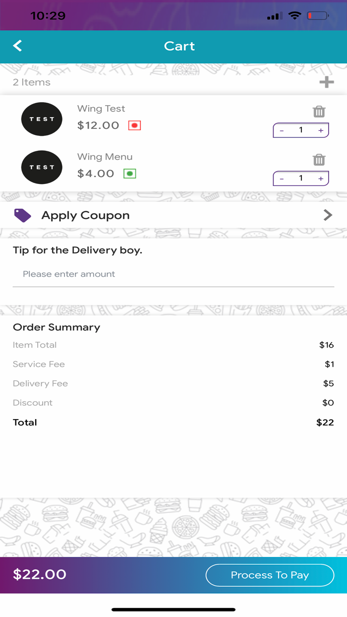 Delivery Now - Food APP