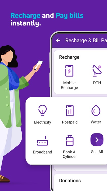 PhonePe: Recharge & Investment