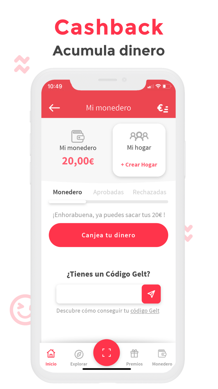 Gelt Gana dinero en tu compra