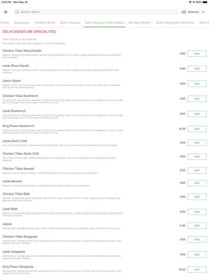 Delhi Nights South Normanton