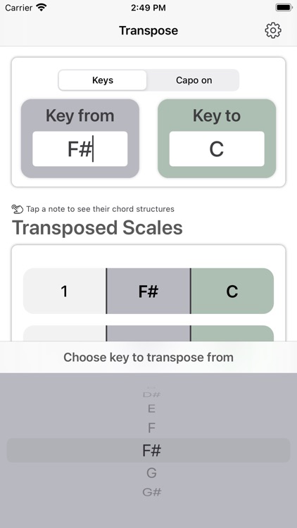 Chord Transpose