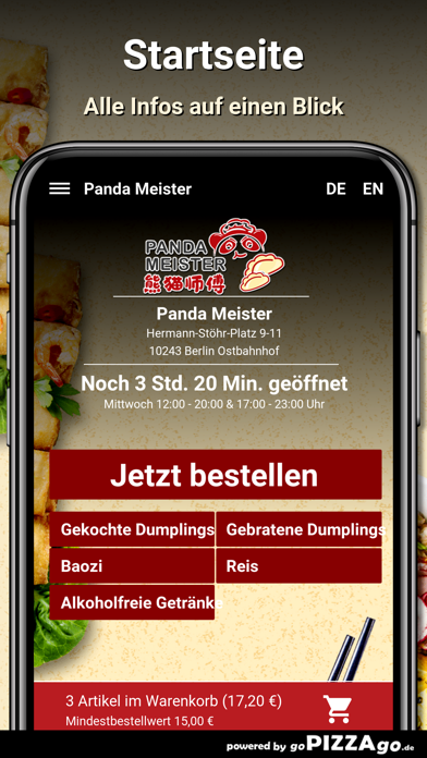 Panda Meister Berlin Ostbahnho screenshot 2