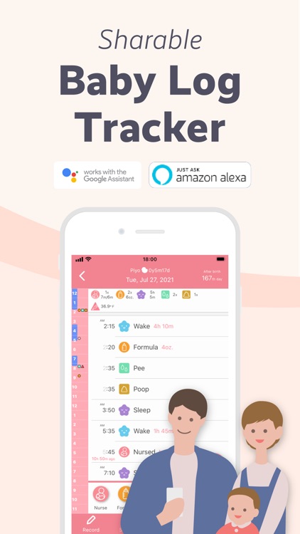 Newborn Baby Tracker - PiyoLog