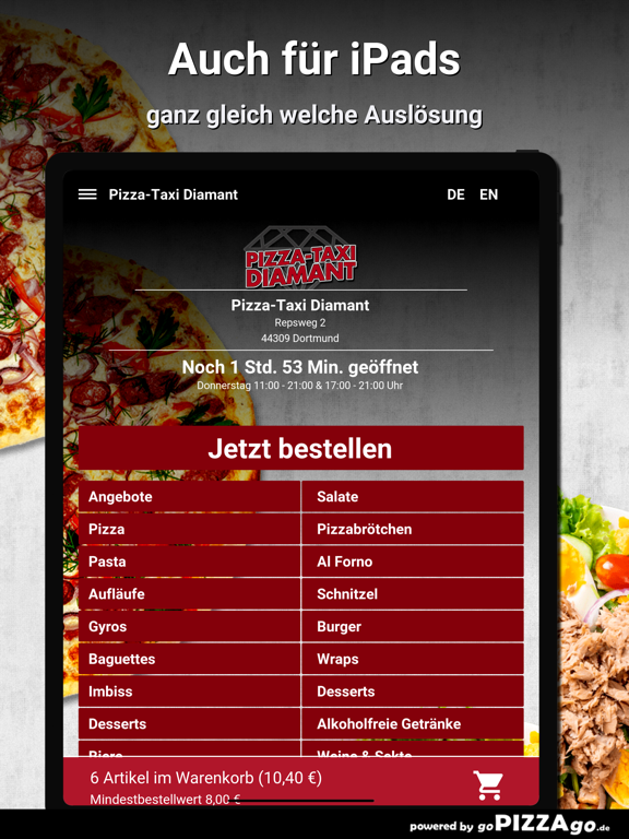 Pizza-Taxi Diamant Dortmund screenshot 7