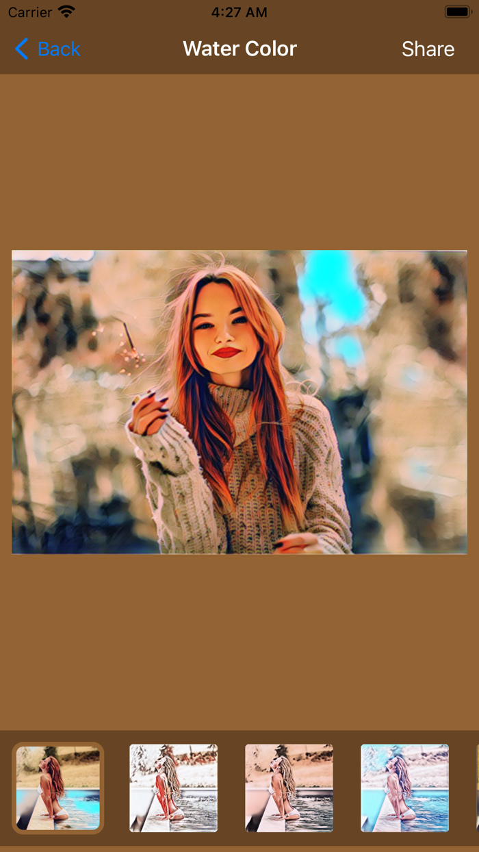 AI Artist Face Cartoon Photo