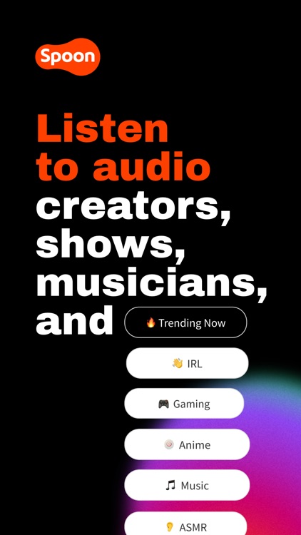 Spoon: Livestream chat & music