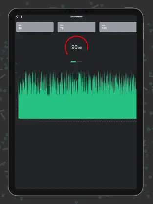 Screenshot 4 Sonómetro Nivel de sonido dB iphone