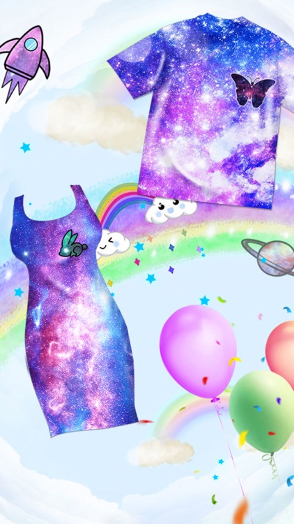 Unicorn Rainbow Galaxy Tie Dye screenshot-4