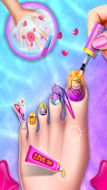 Kitty Nail Salon Game for Girl screenshot-3
