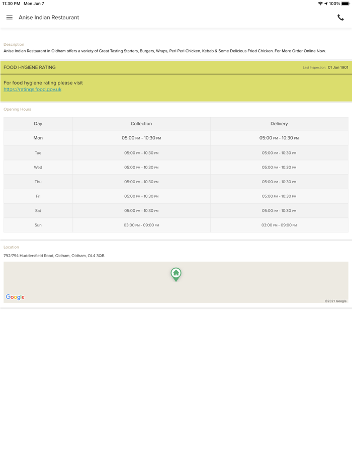 Anise Indian Restaurant