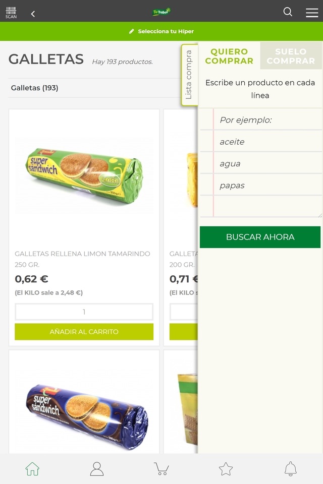 SUPERMERCADO ONLINE TU TREBOL screenshot 4