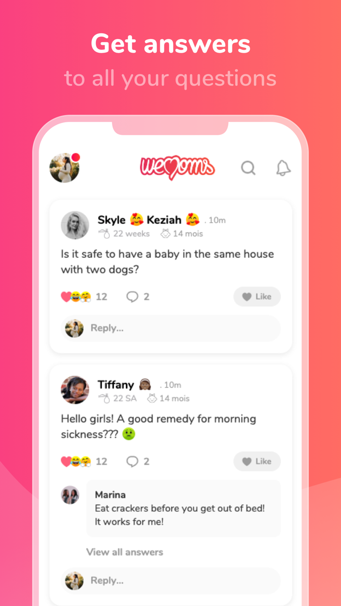 WeMoms - Pregnancy and Mother