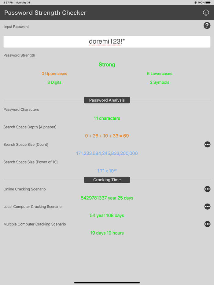 Password Strength Checker