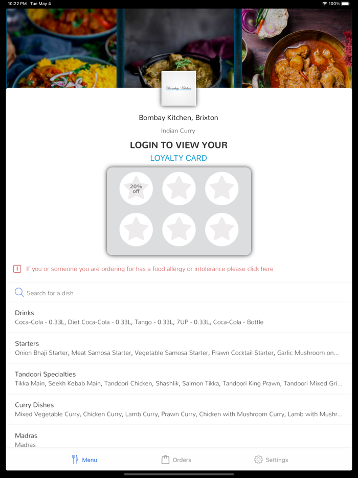 Bombay Kitchen, Brixton