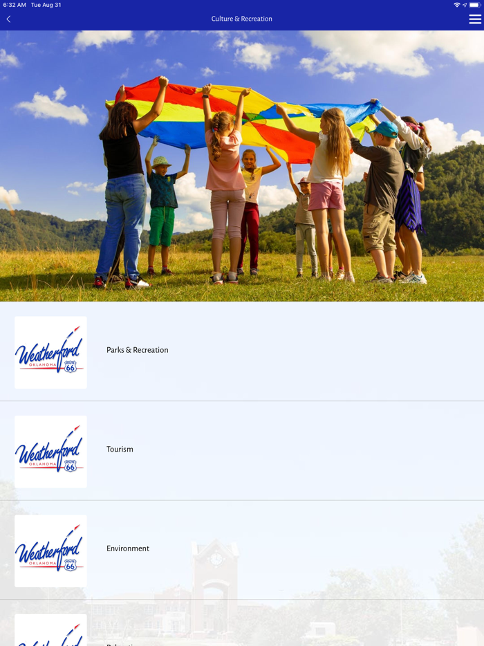 The City of Weatherford