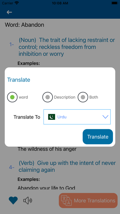 Advance English Dictionary screenshot 4