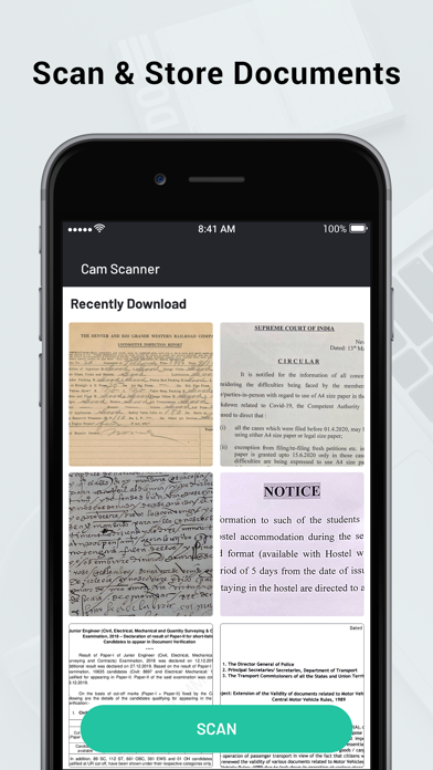 Cam Scan - PDF Scanner Appのおすすめ画像1