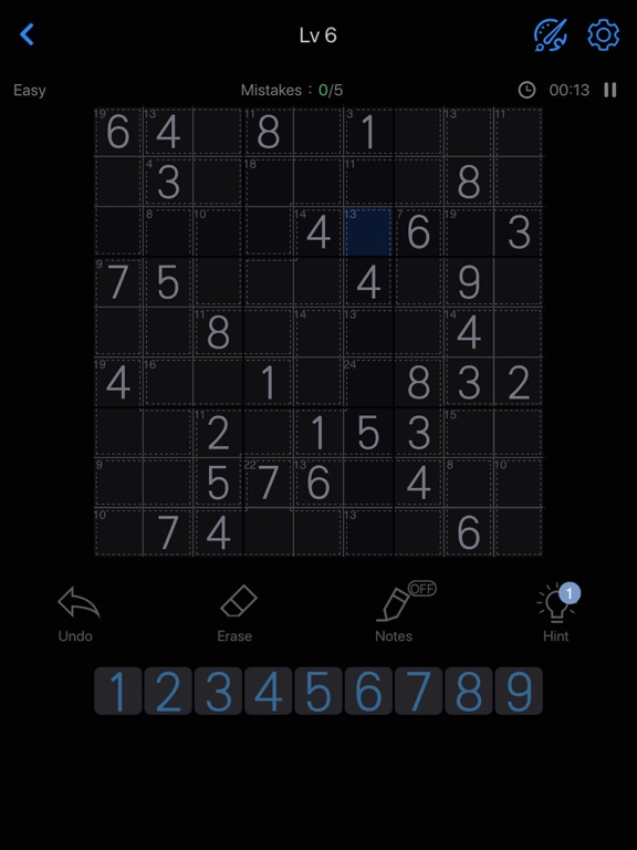 Killer Sudoku - Puzzle Game screenshot 4