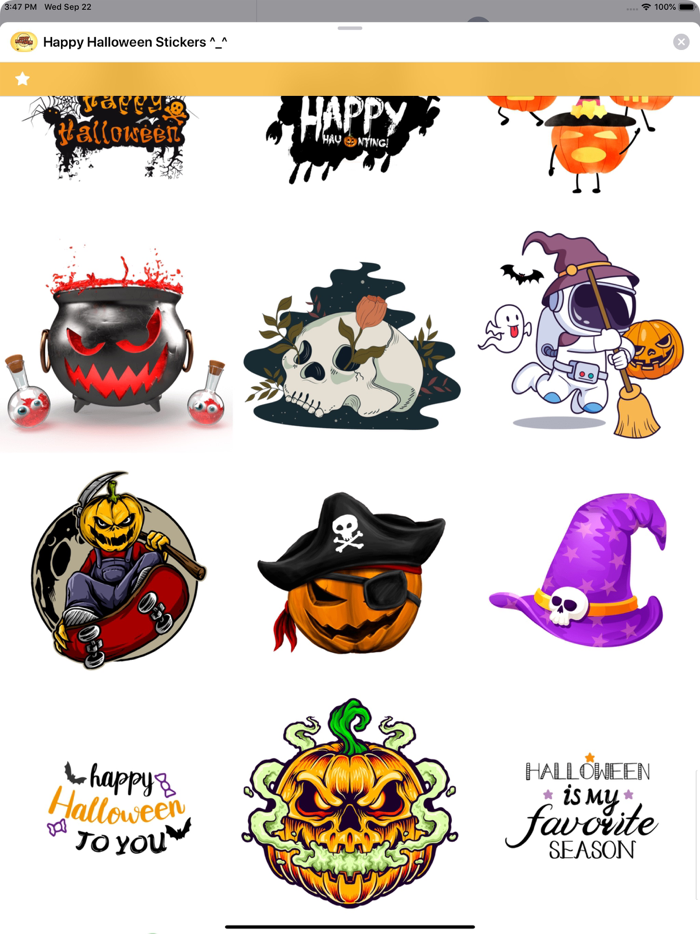 Happy Halloween Stickers