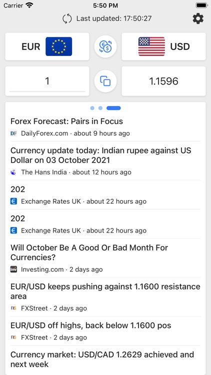 Easy Currency Converter: FOREX screenshot-1