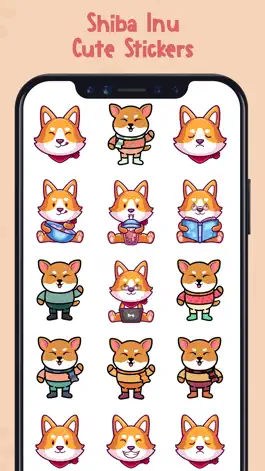 Game screenshot Shiba Inu Cute Stickers apk