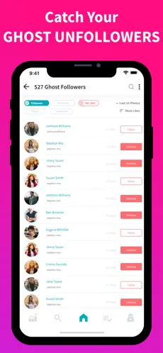 Screenshot 3 Follower Analyzer Profiles iphone