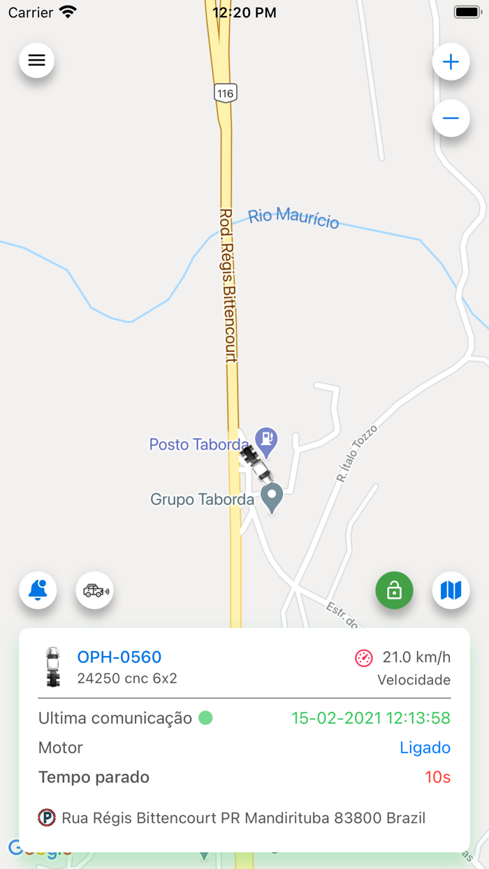 Siga acesso gps