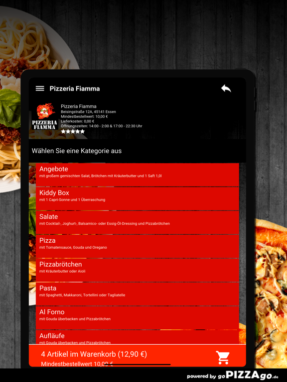 Pizzeria Fiamma Essen screenshot 8