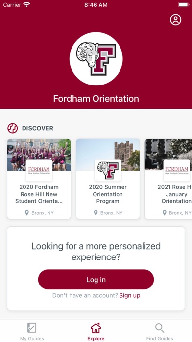 How to cancel & delete Fordham Orientation from iphone & ipad 2