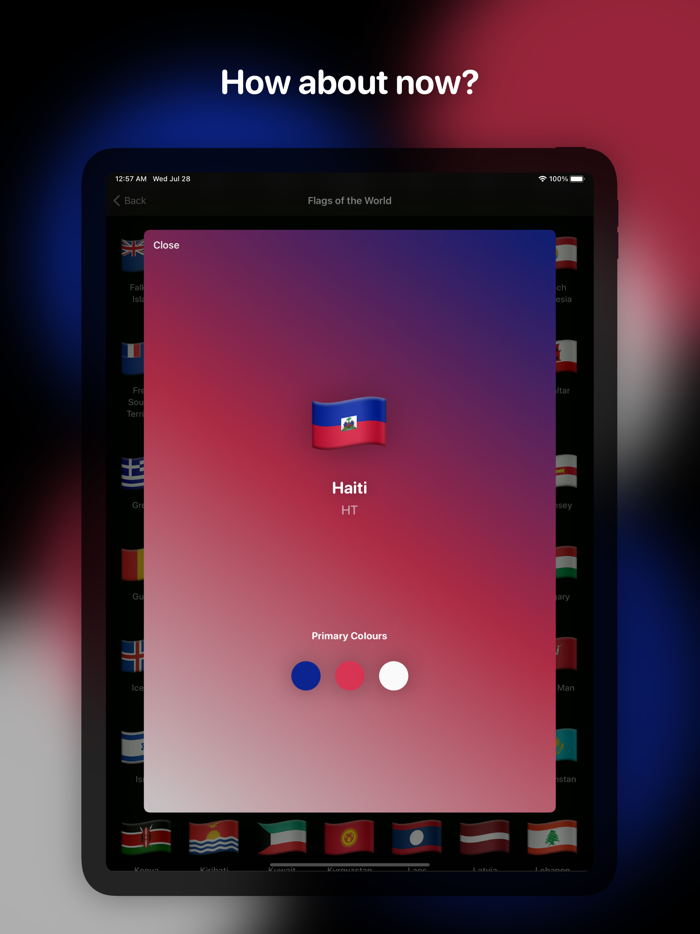 Guess the Flag – World Quiz