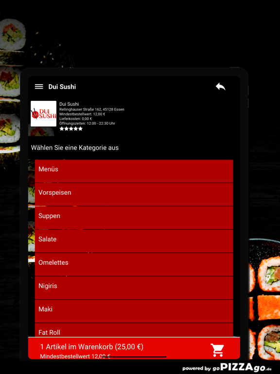 Dui Sushi Essen screenshot 8