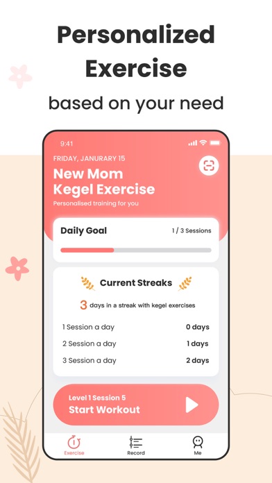 MyKegel: Pelvic Floor Workouts screenshot 2