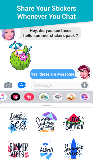 How to cancel & delete Hello Summer Stickers! from iphone & ipad 3