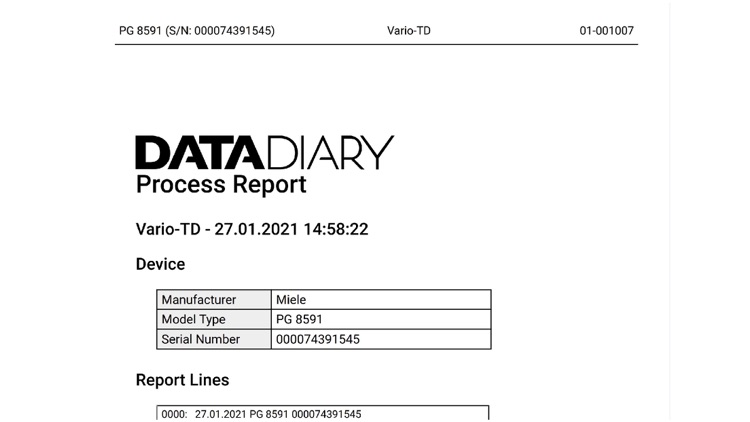 Miele DataDiary screenshot-4