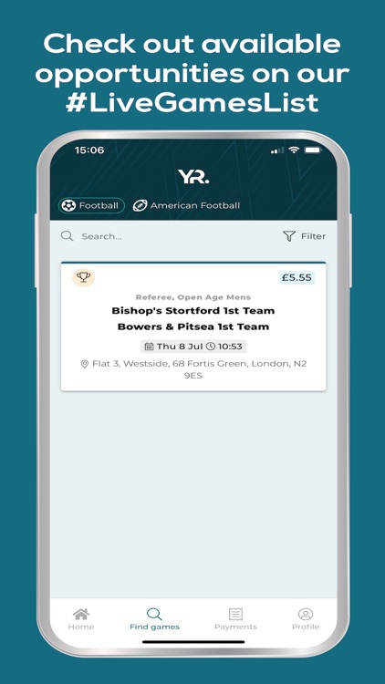 YesRef - Find and Pay Referees screenshot-3