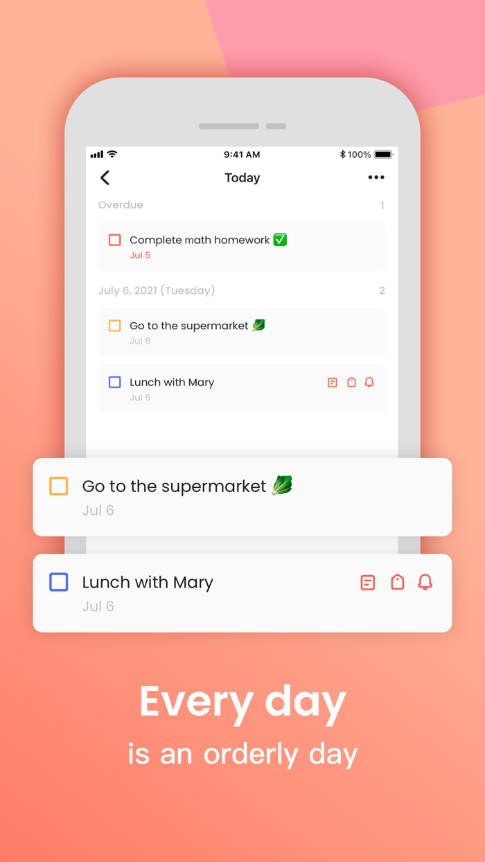 Go Todo - Task List  reminder